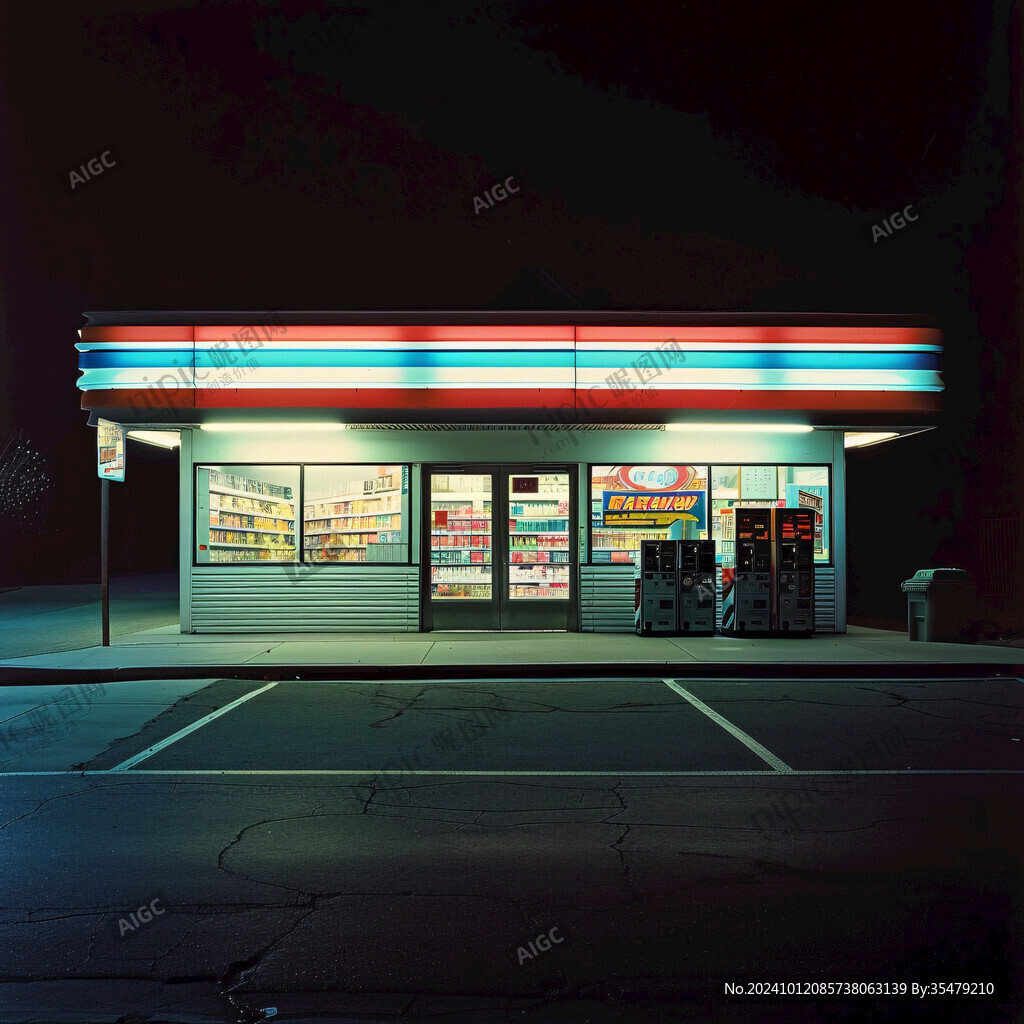 夜晚便利店