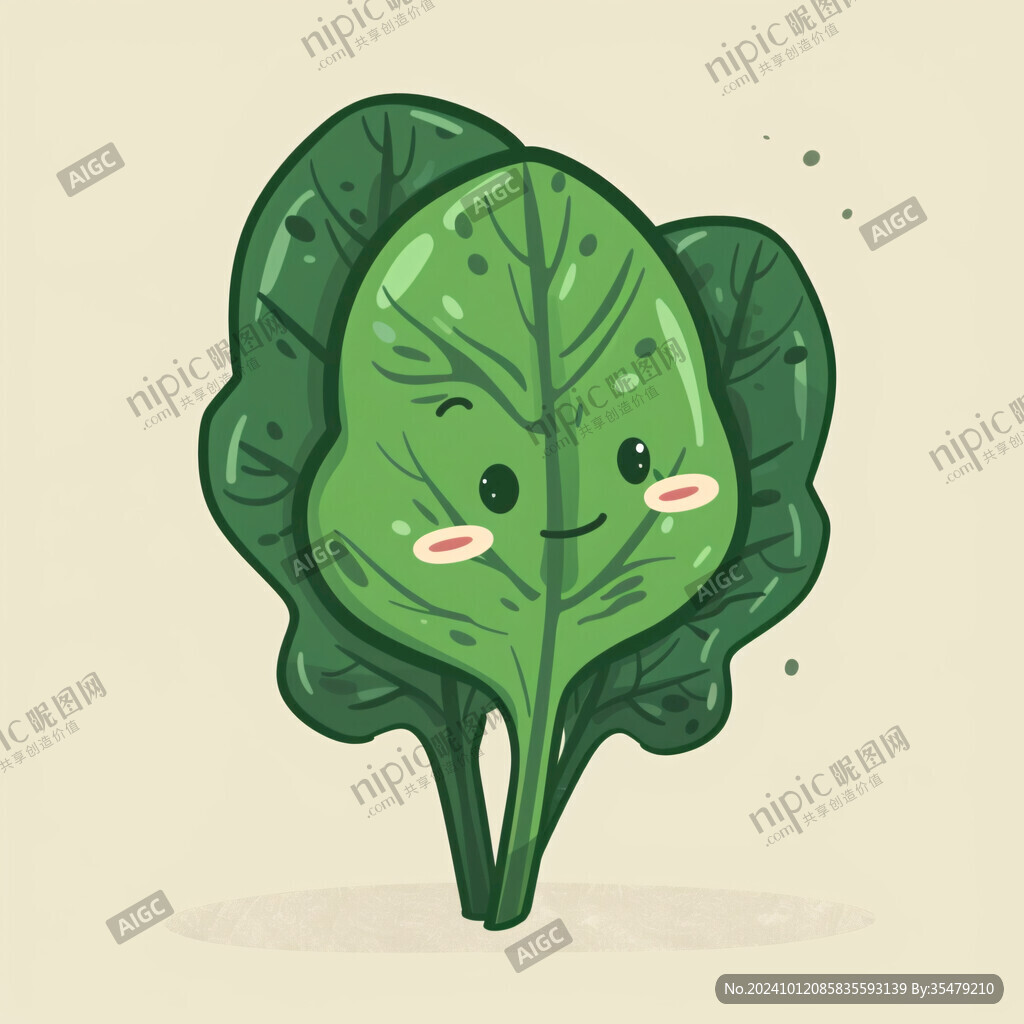 卡通小油菜