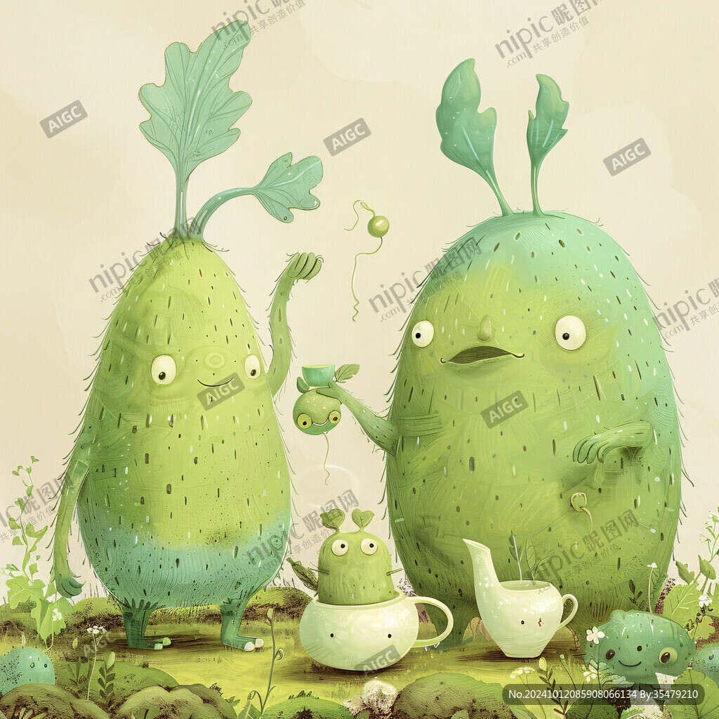 青蘿卜插畫
