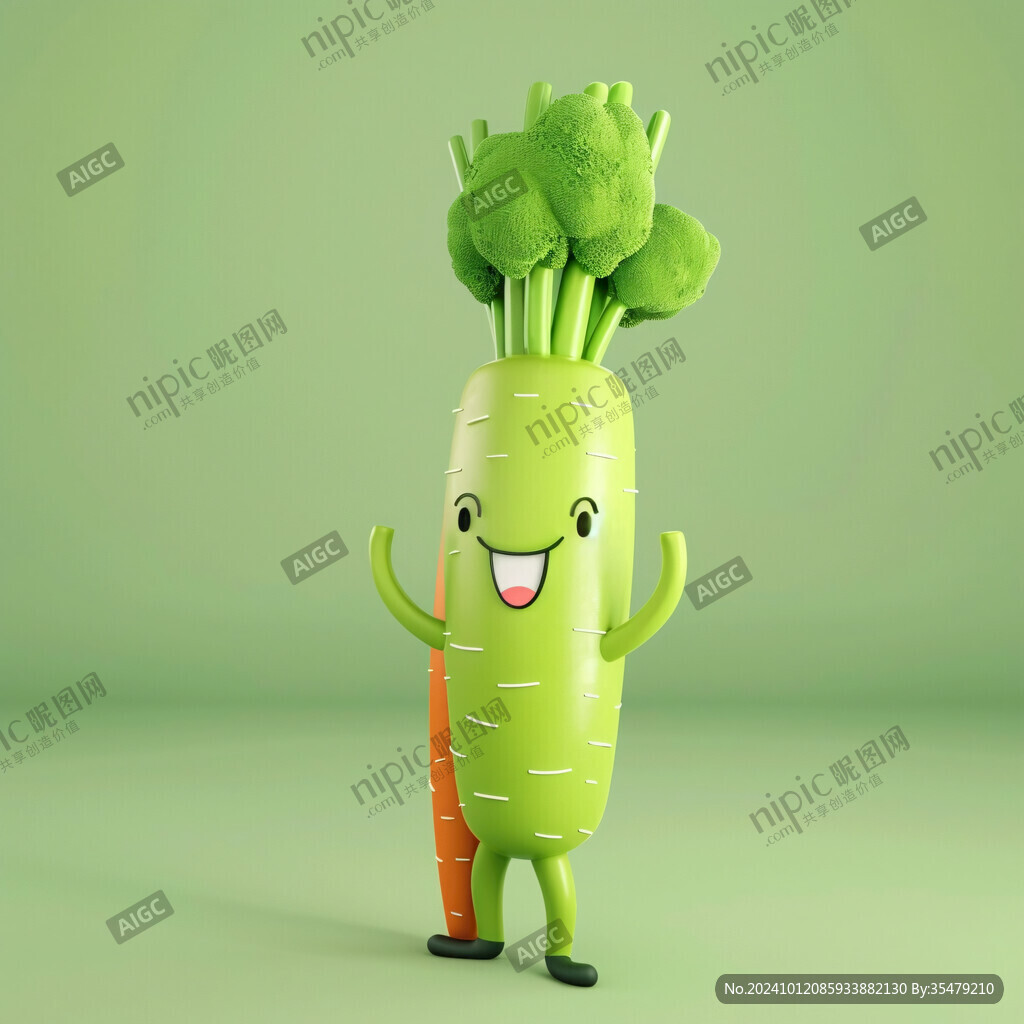 原創(chuàng)卡通蔬菜形象