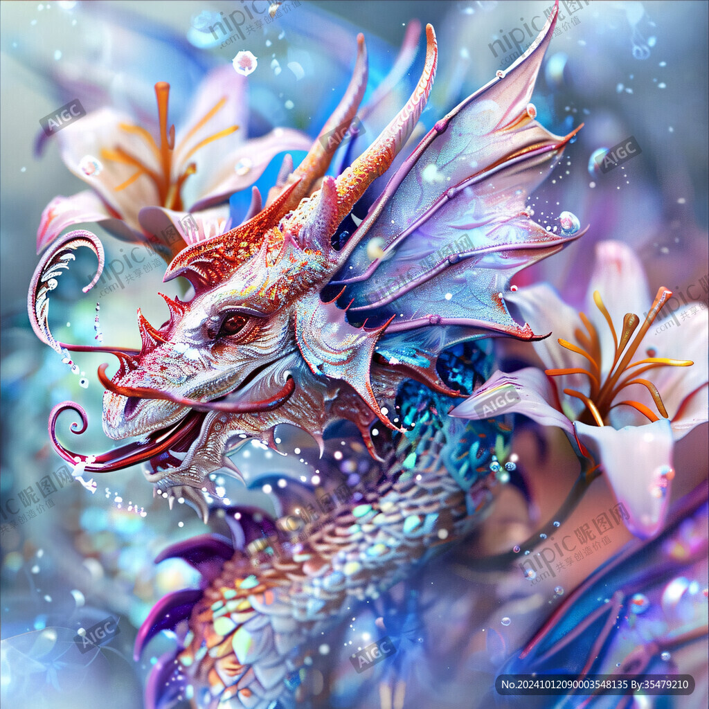神話龍插畫
