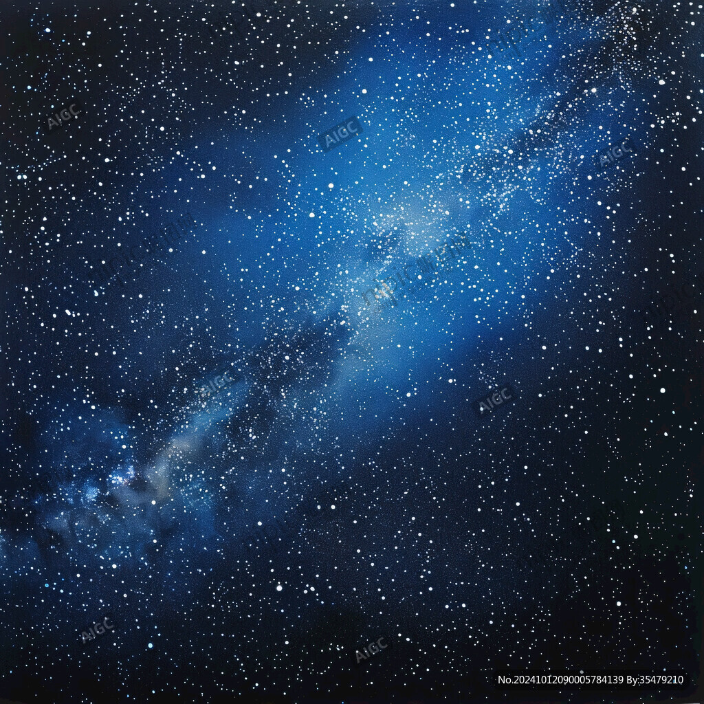 藍色星空夜空貼圖