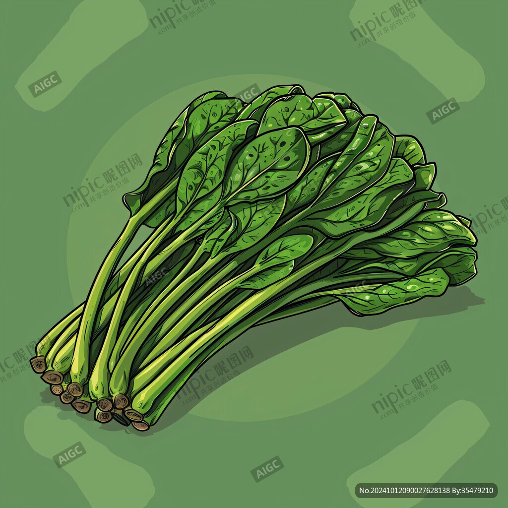 手繪生菜插畫