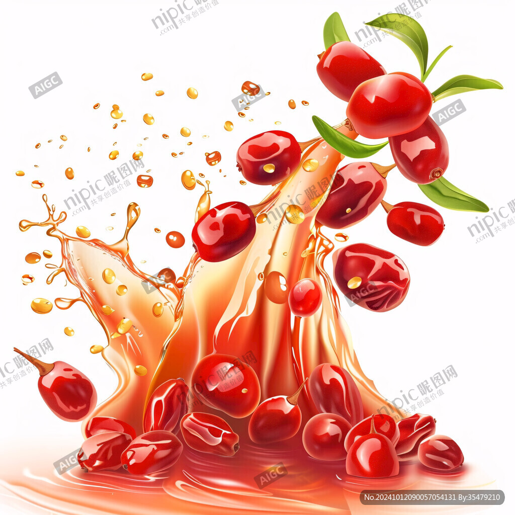 石榴籽插畫