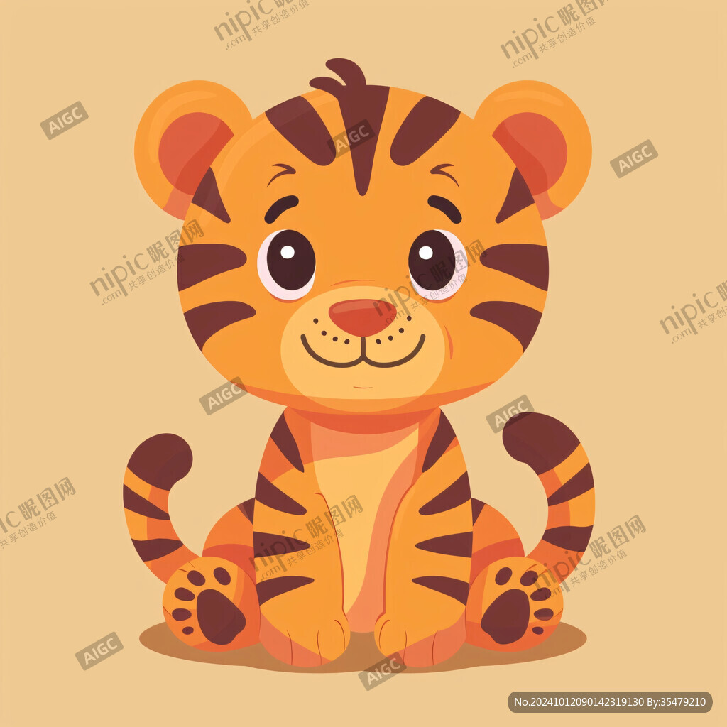 卡通小老虎圖標(biāo)