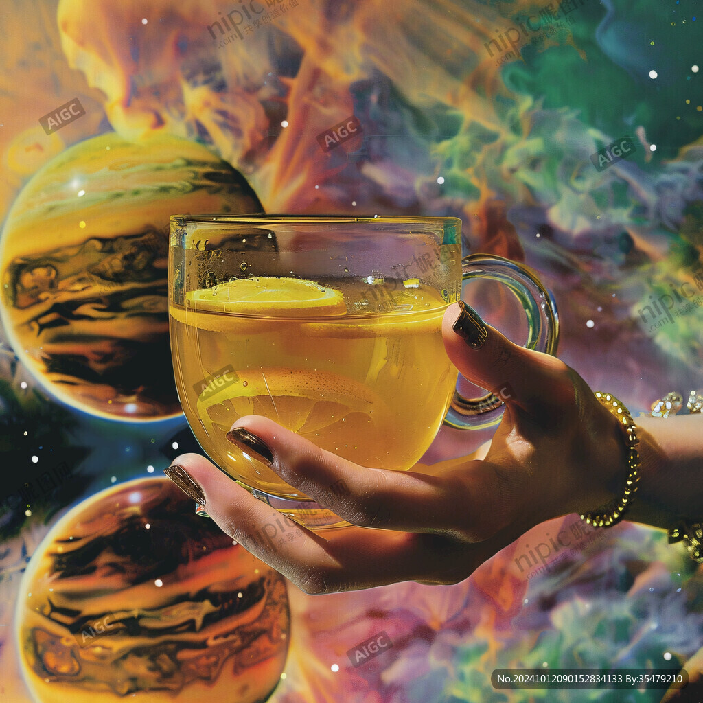 飲料杯夢(mèng)幻背景