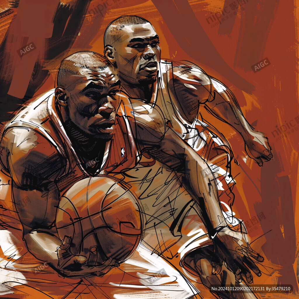 nba插畫