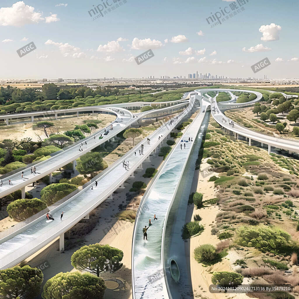 迪拜市懸浮島設(shè)計(jì)
