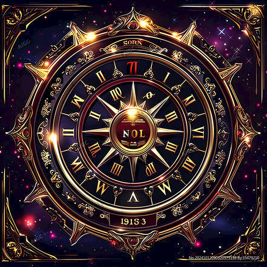 塔羅牌占星背景素材