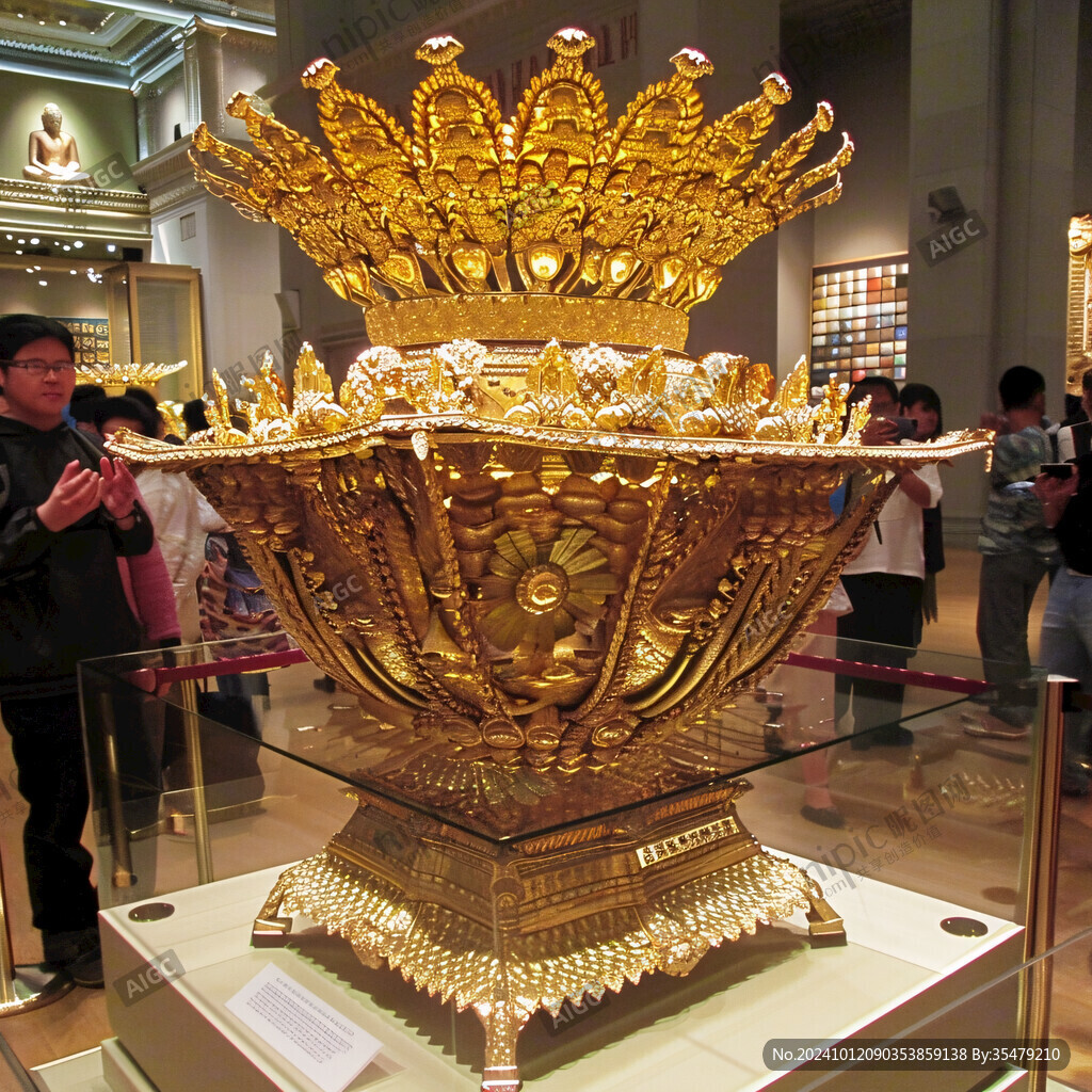 古代五梁金冠
