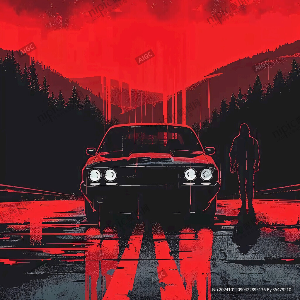 汽車潮流海報