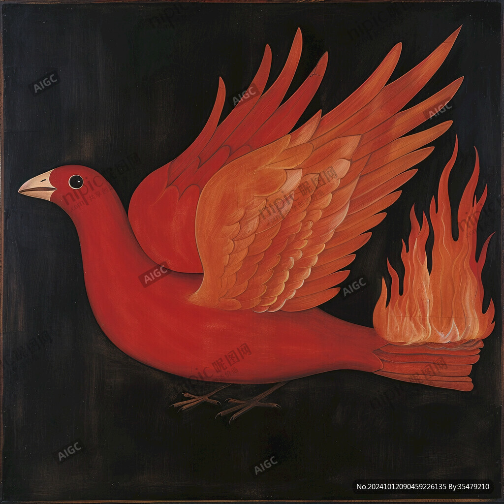 火鳳凰插畫