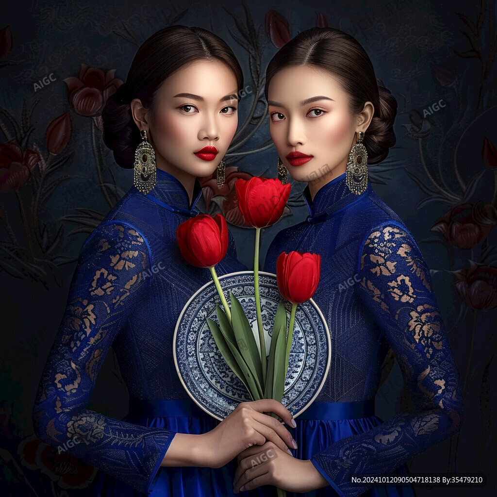 中國風(fēng)模特