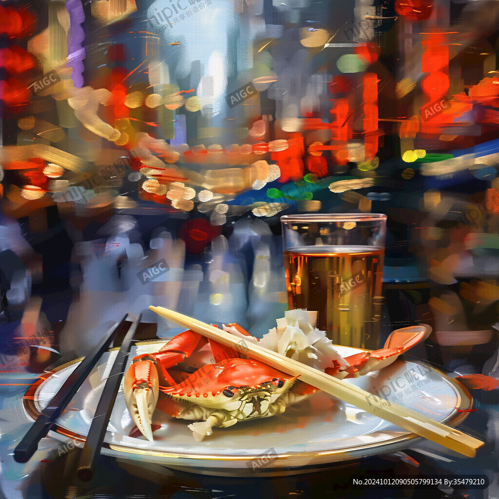 宵夜插畫
