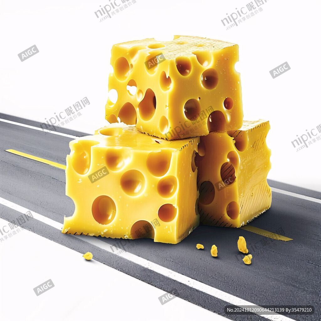 奶酪起司插畫元素