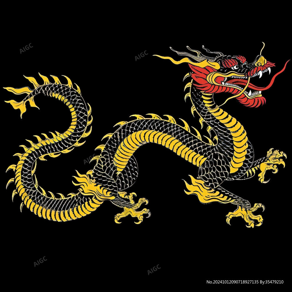 正龍飛龍騰龍圖騰龍紋