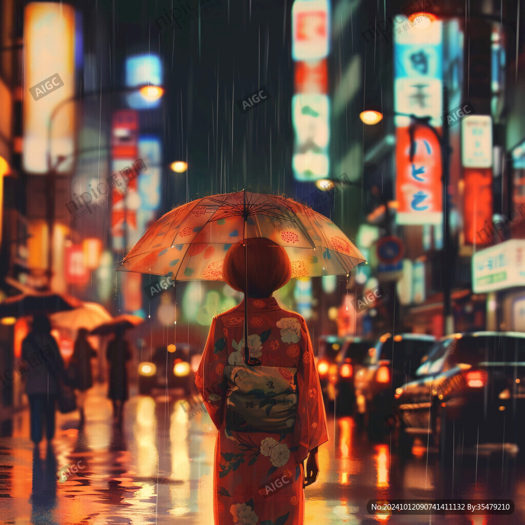 打傘的路人