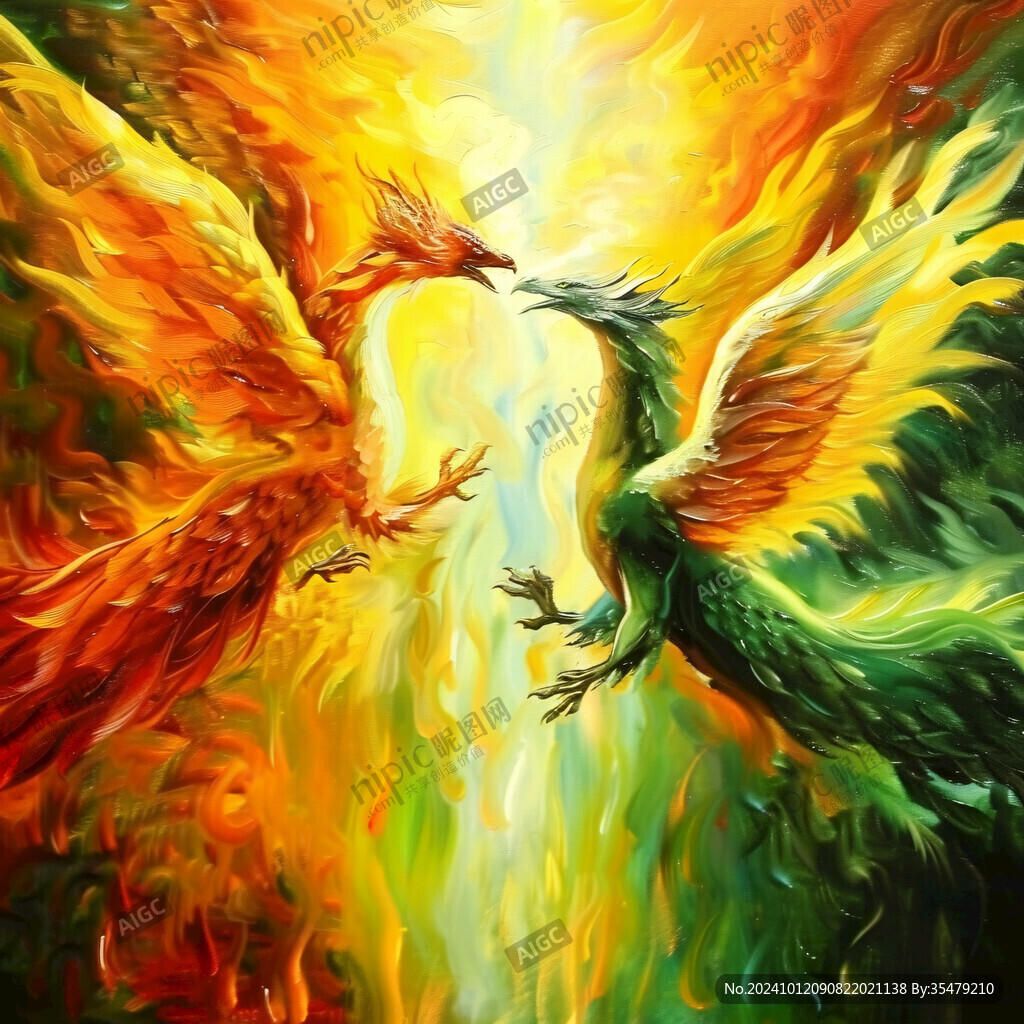 火鳳凰插畫