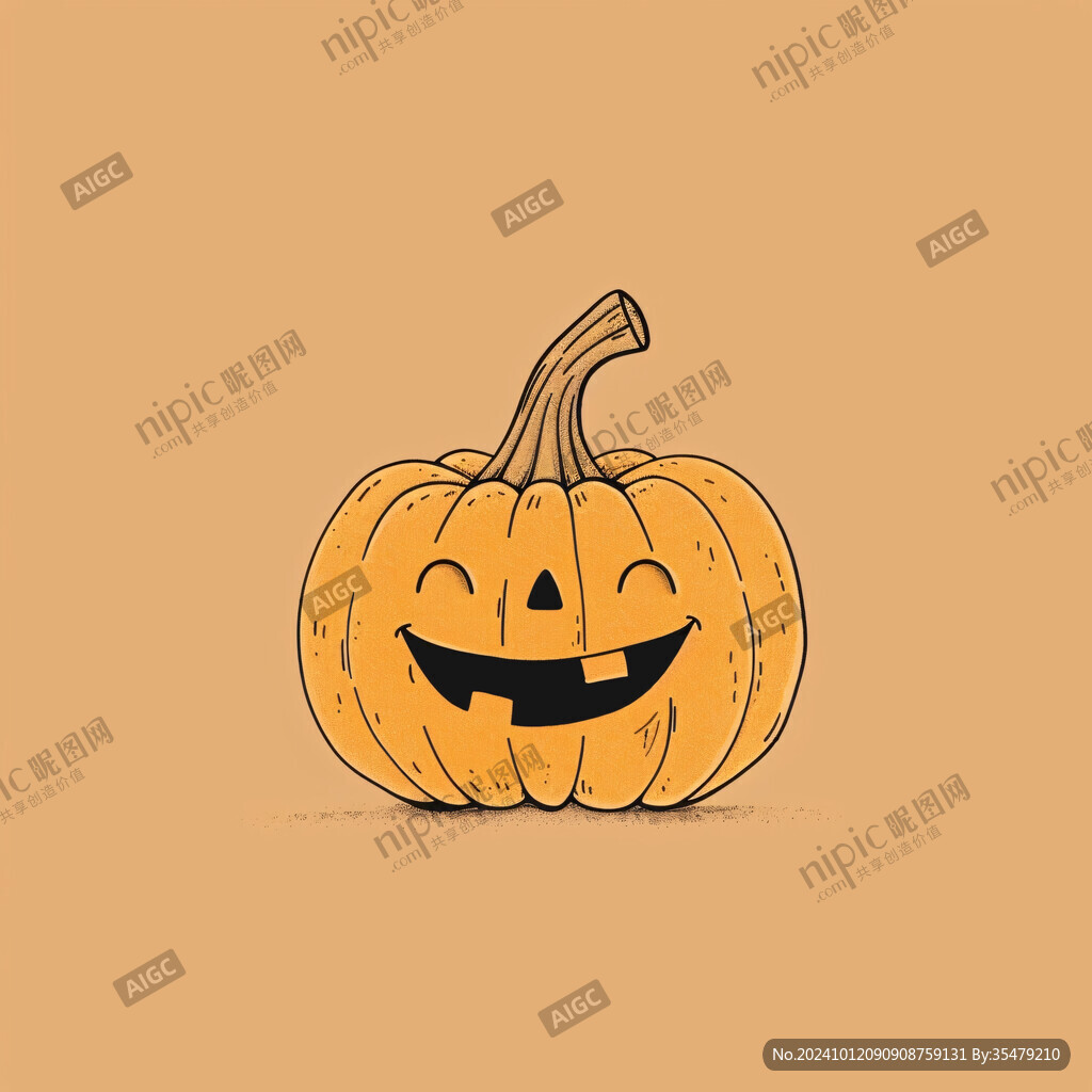 貝貝南瓜插畫
