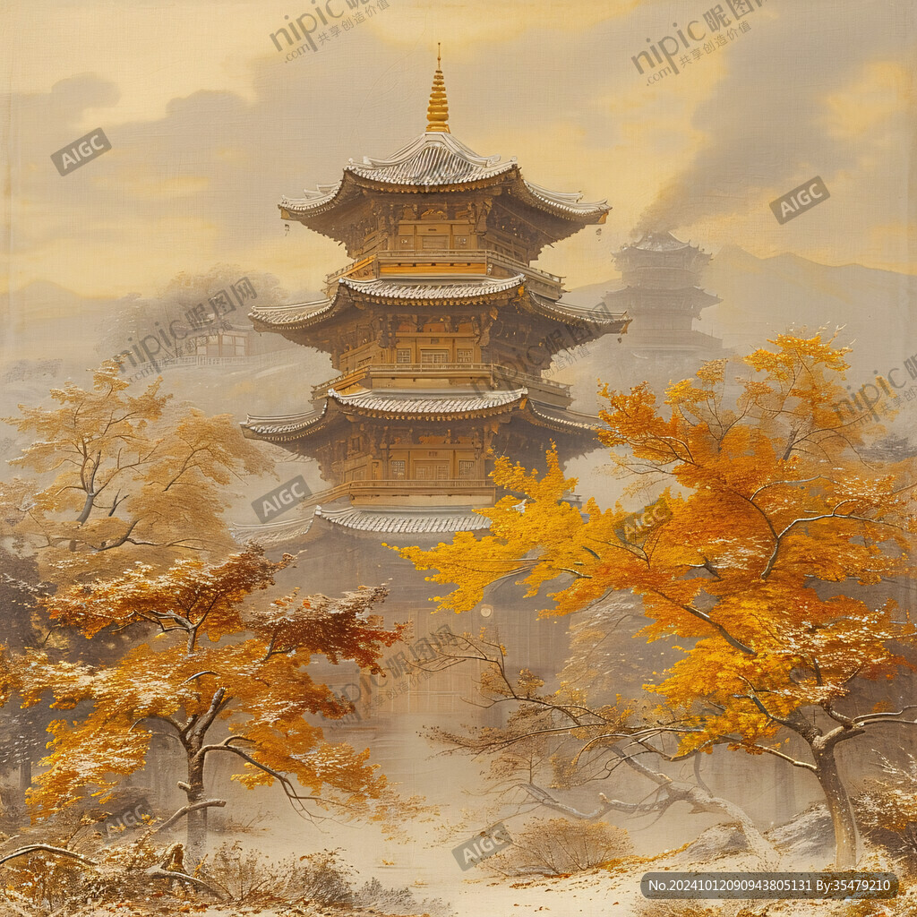 雷峰塔裝飾畫