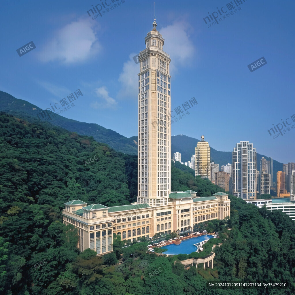 星級酒店建筑外觀