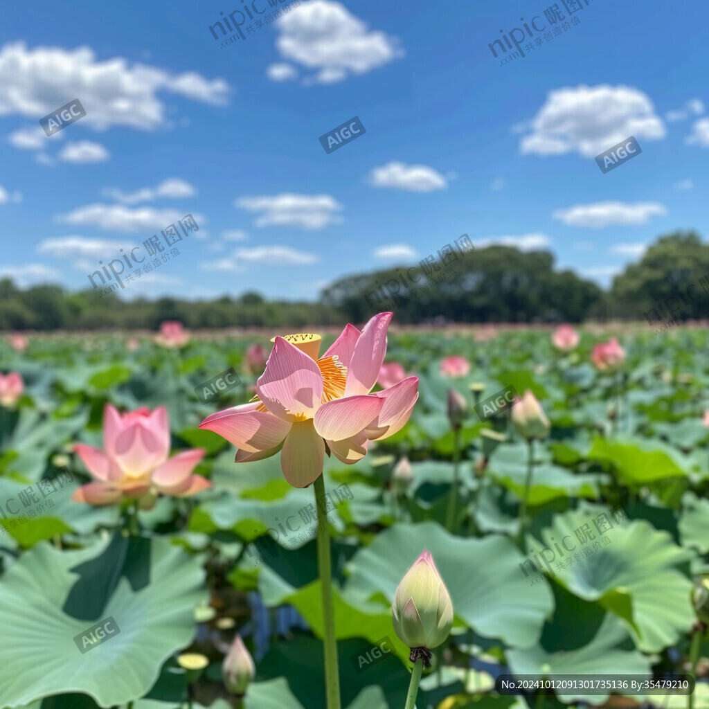 風景風光蓮蓬