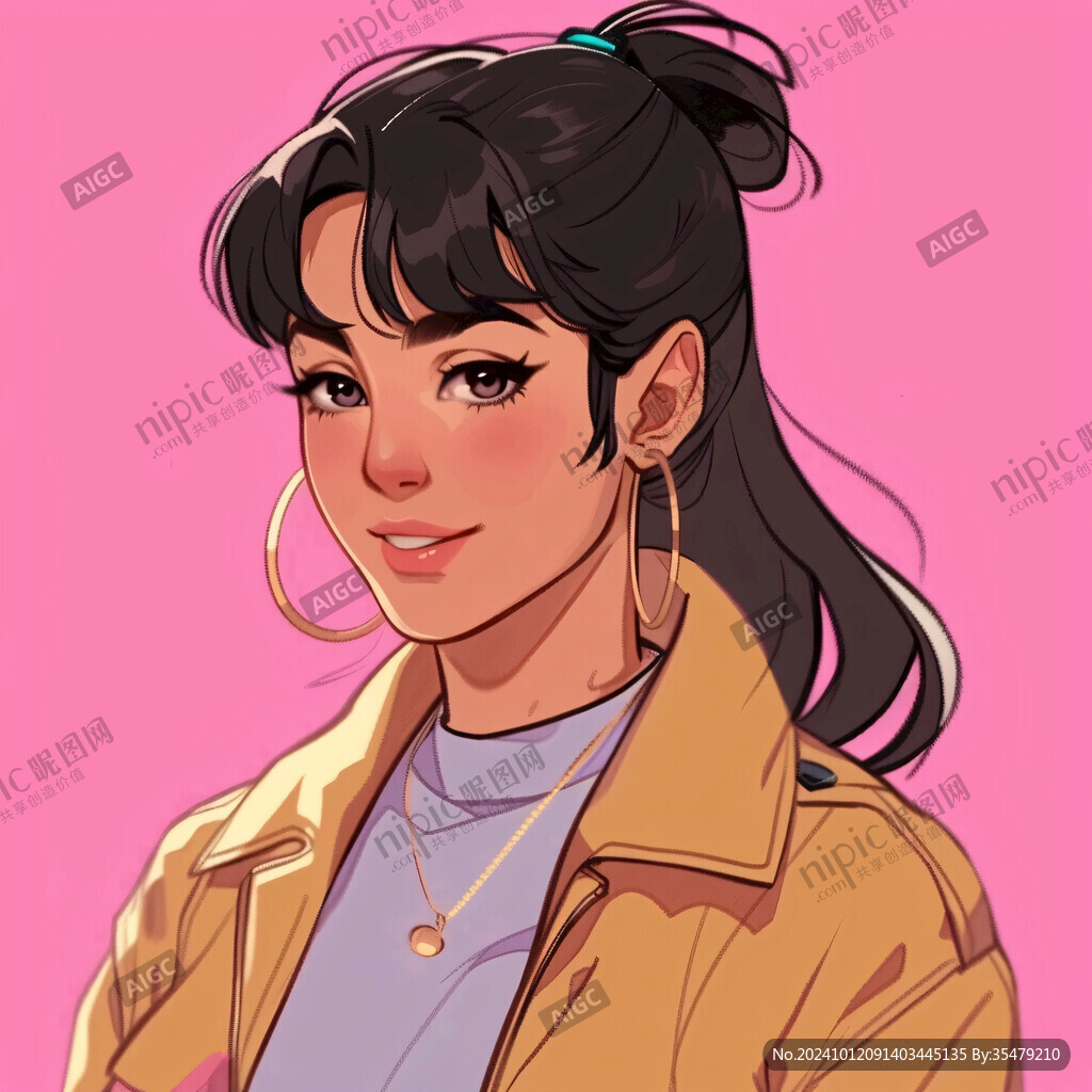 人物半身插畫
