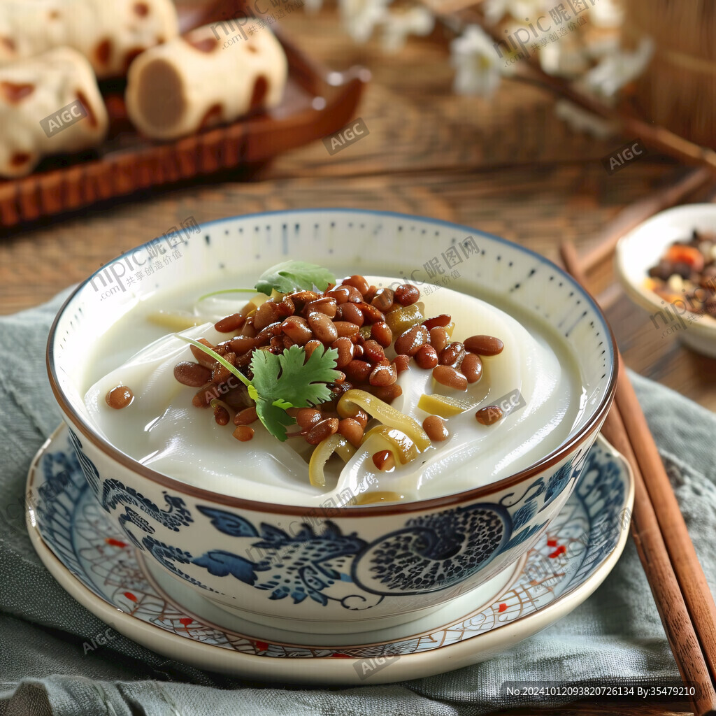 雜糧豆奶涼菜