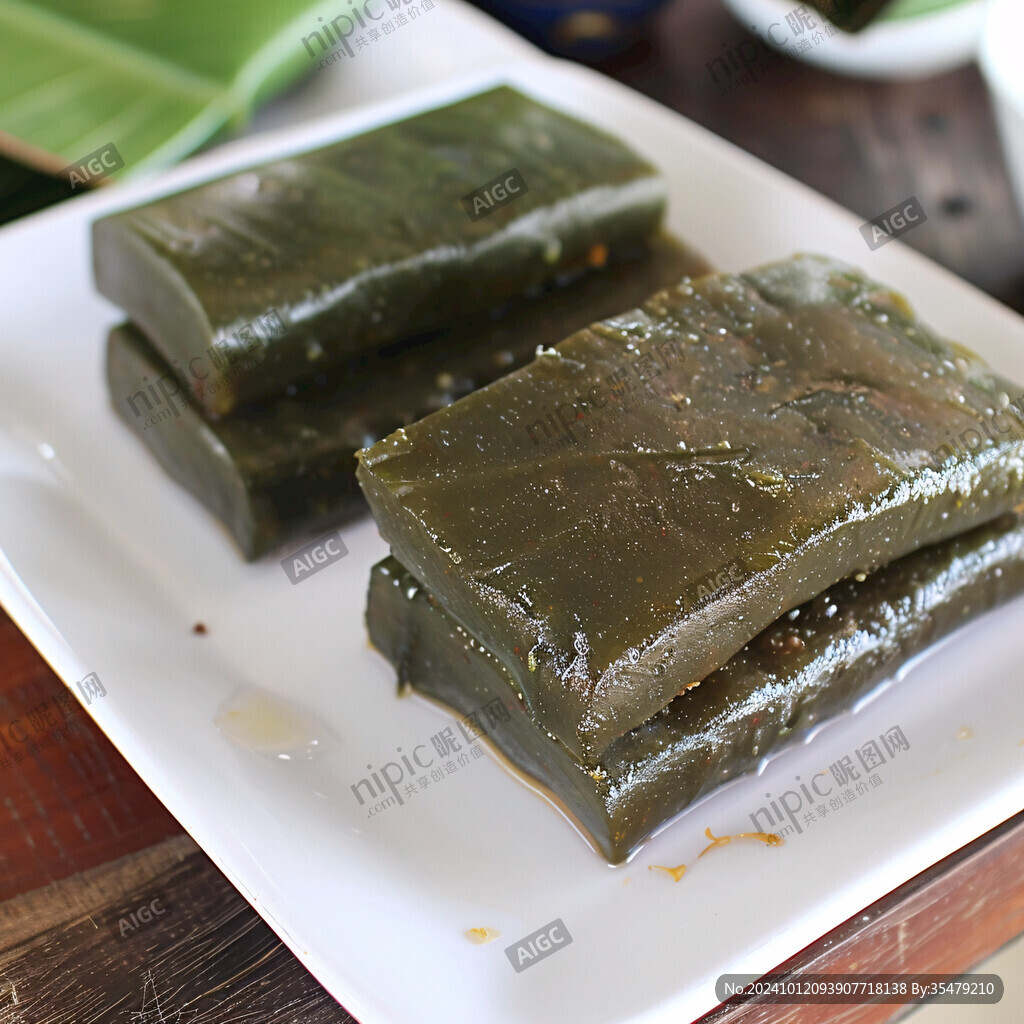 竹筒葉糕黃粑
