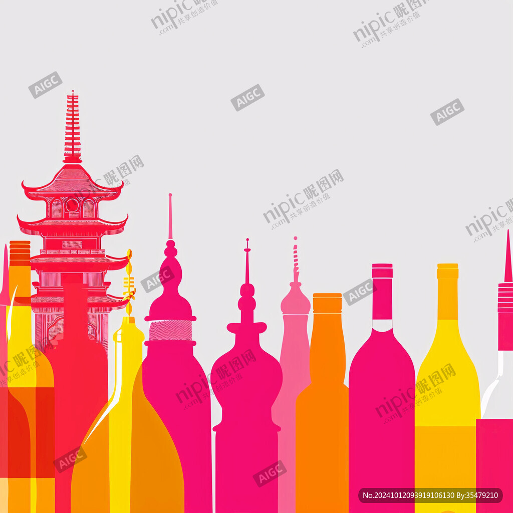 手繪東方明珠插畫文件
