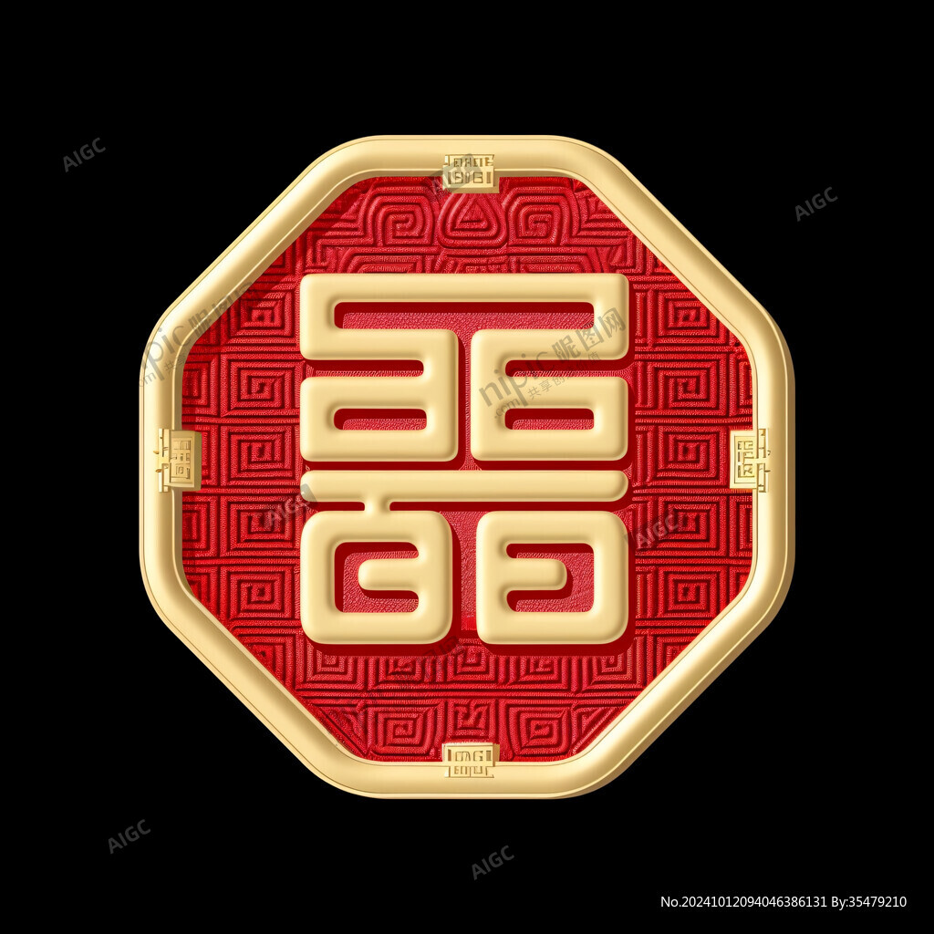 立體雙喜字