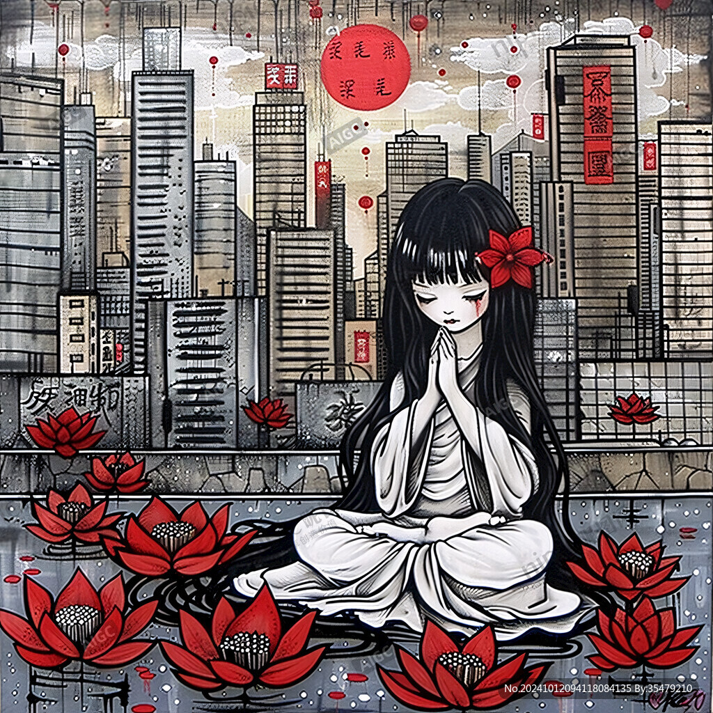 彼岸花插畫