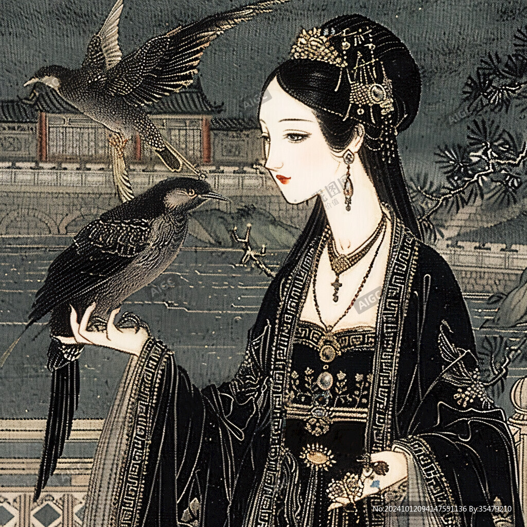 貴妃插畫