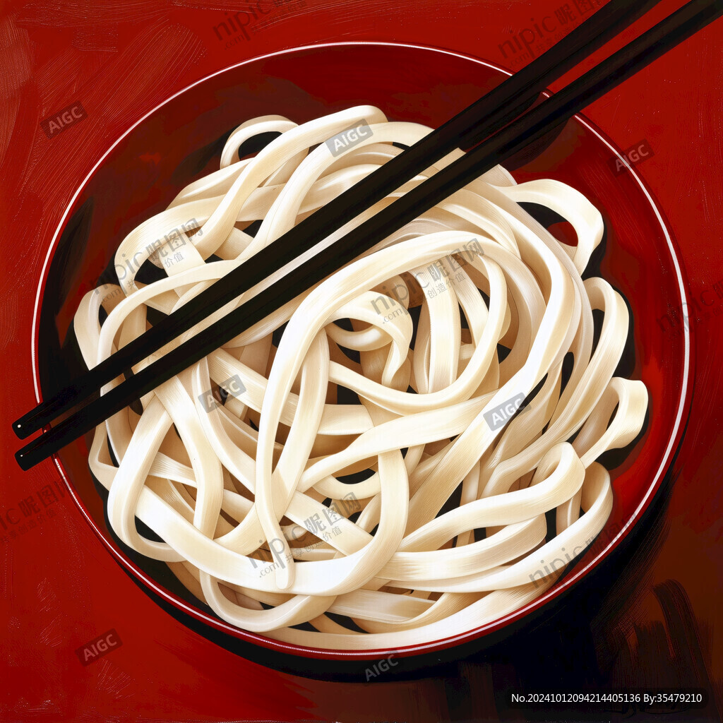 蕎麥面插畫