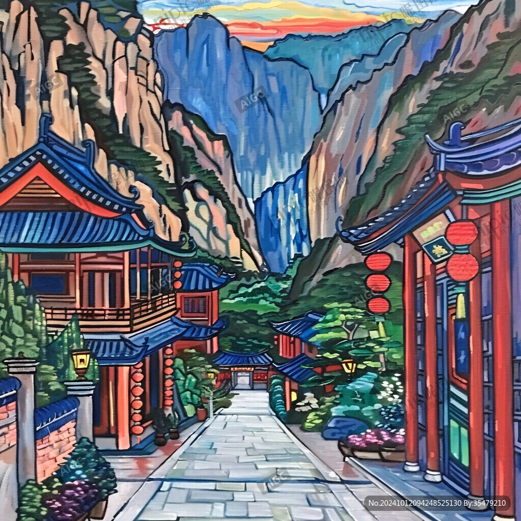 橫店手繪