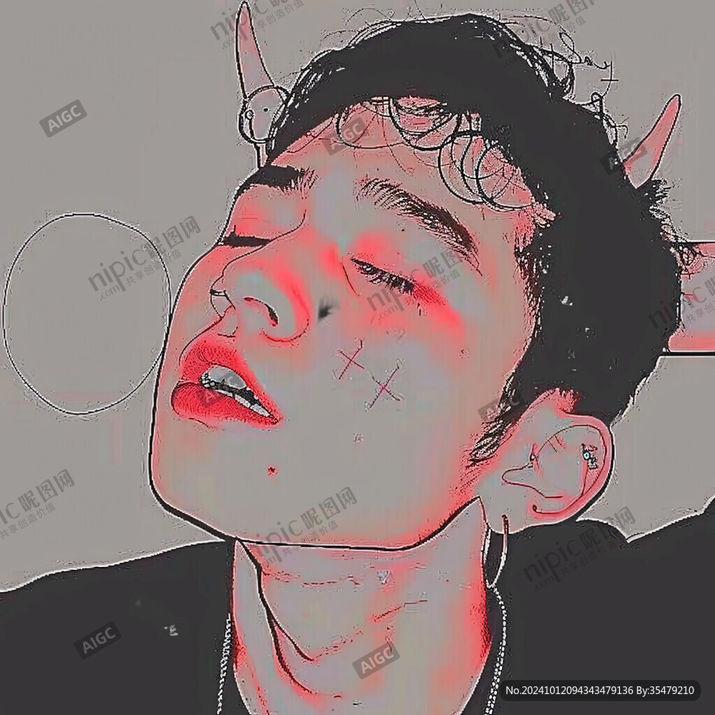 人物情緒插畫