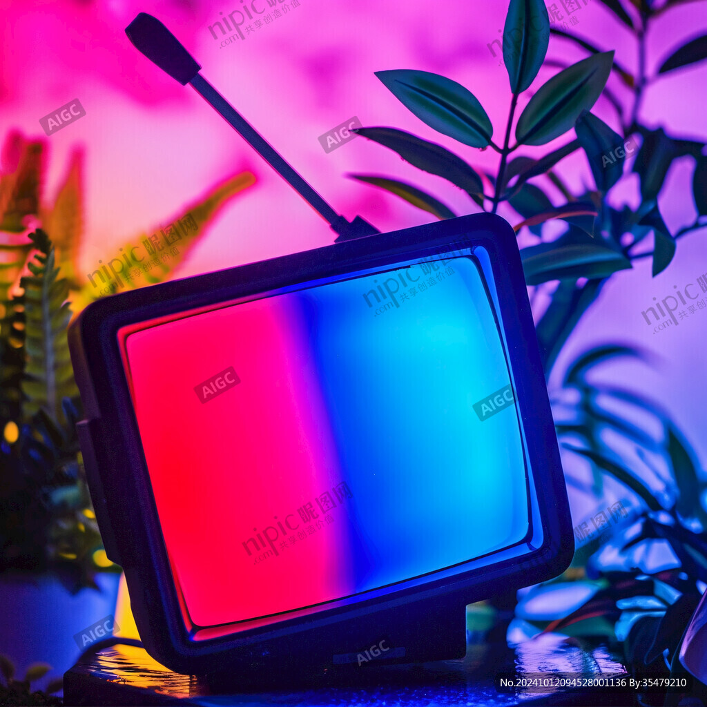霓虹燈電視發(fā)光圖案