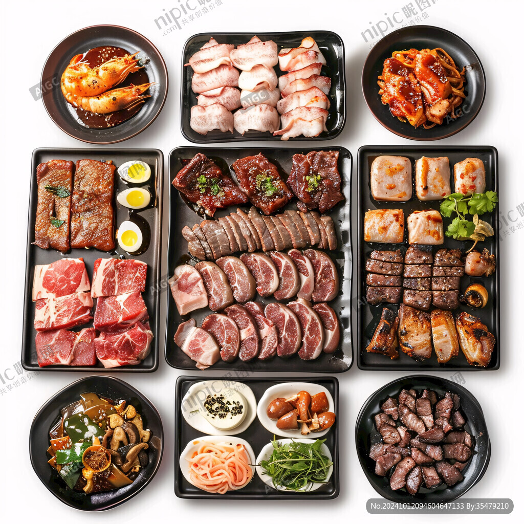 各式烤肉圖片