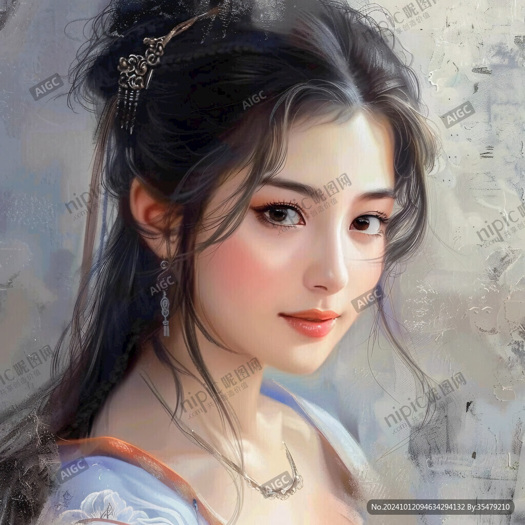 鼠繪古代美女