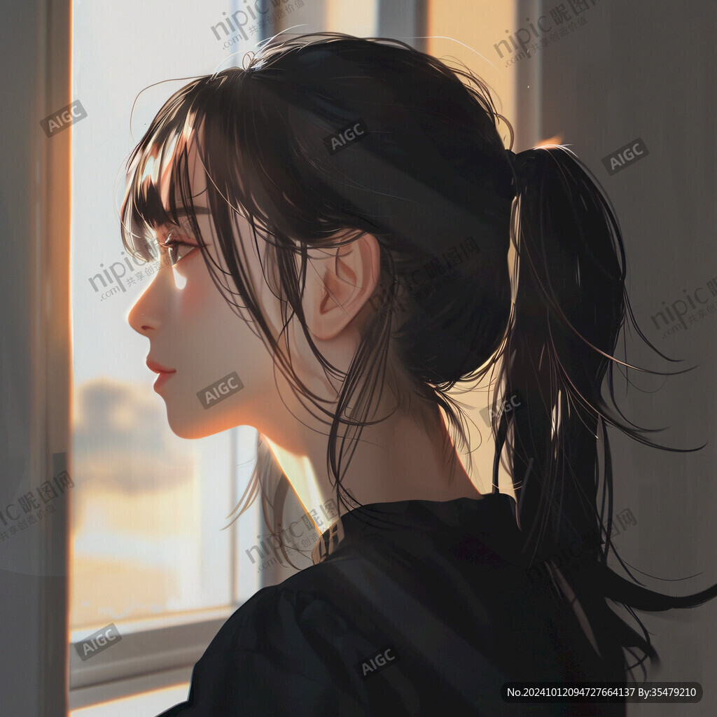 板繪少女插畫