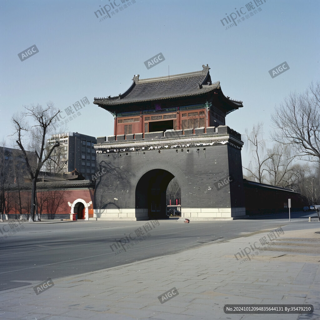 古建筑古城門(mén)