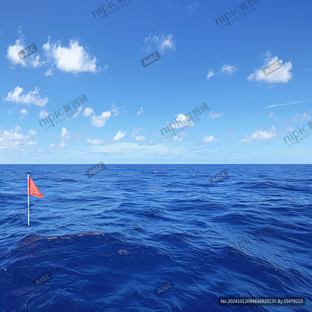 大海防偽素材