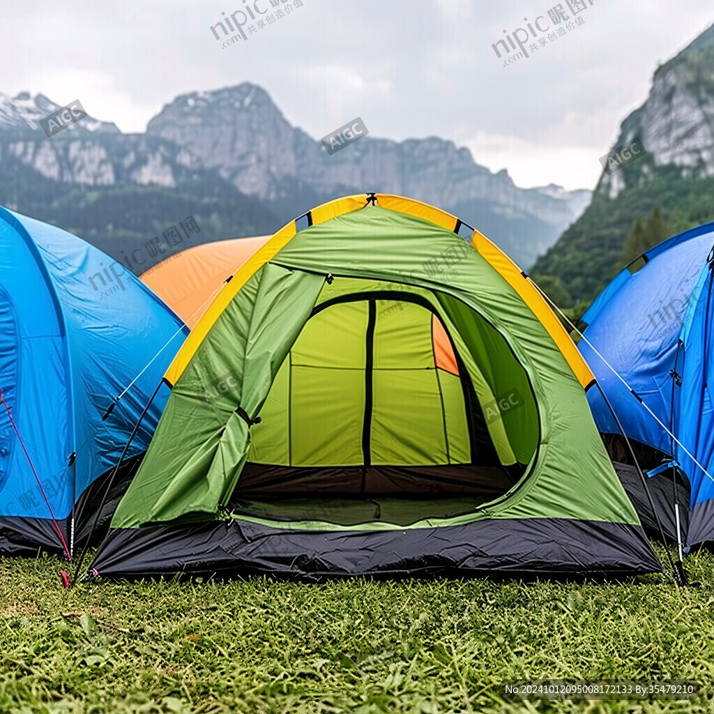 風景區旅游踏青露營