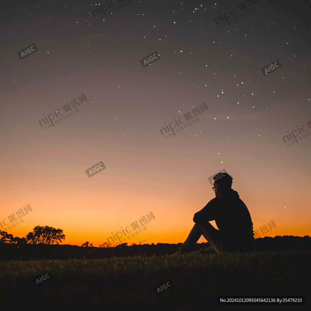 仰望星空的人