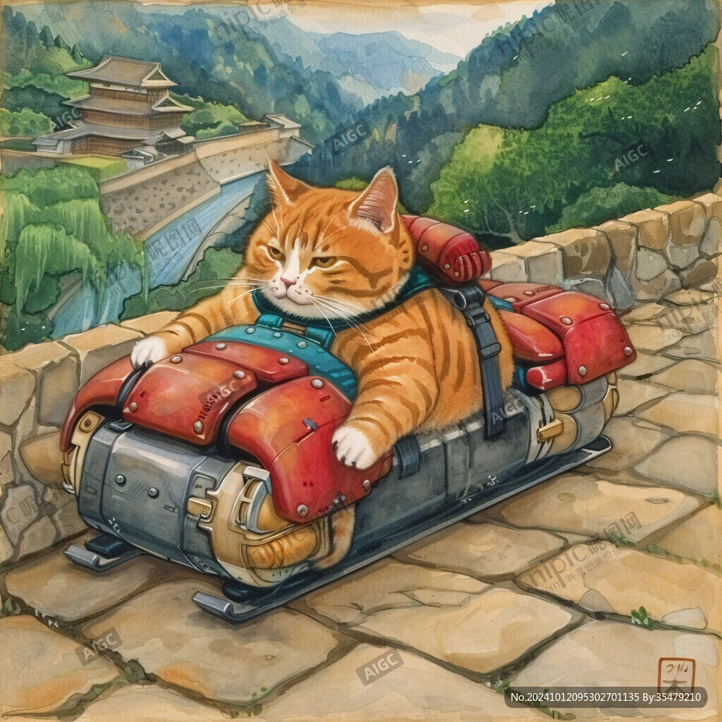 貓咪趣味插畫