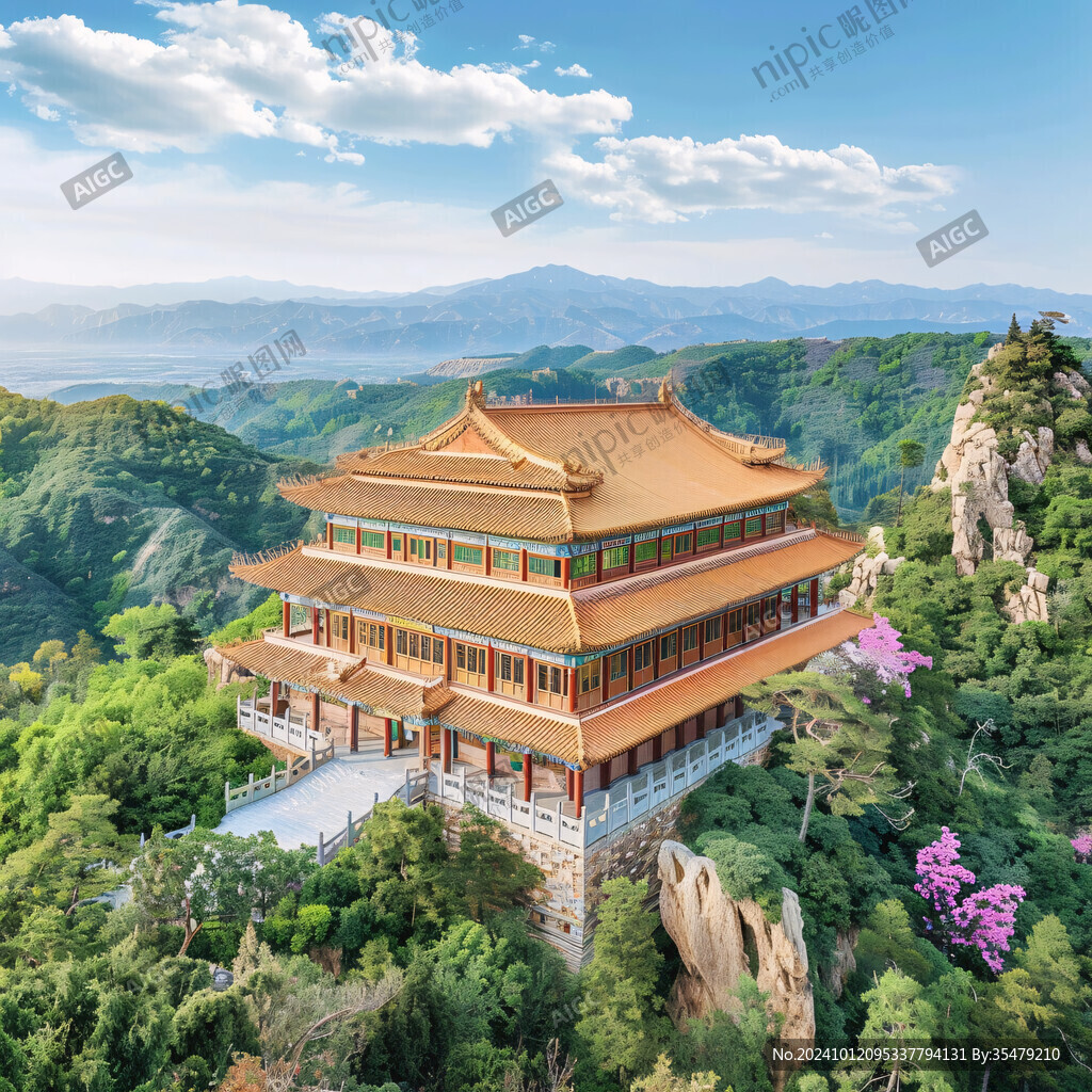 寺院效果圖