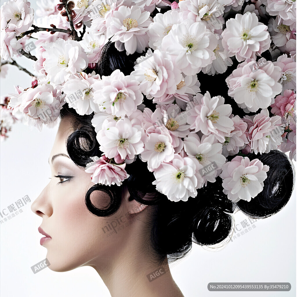 優(yōu)美桃花造型