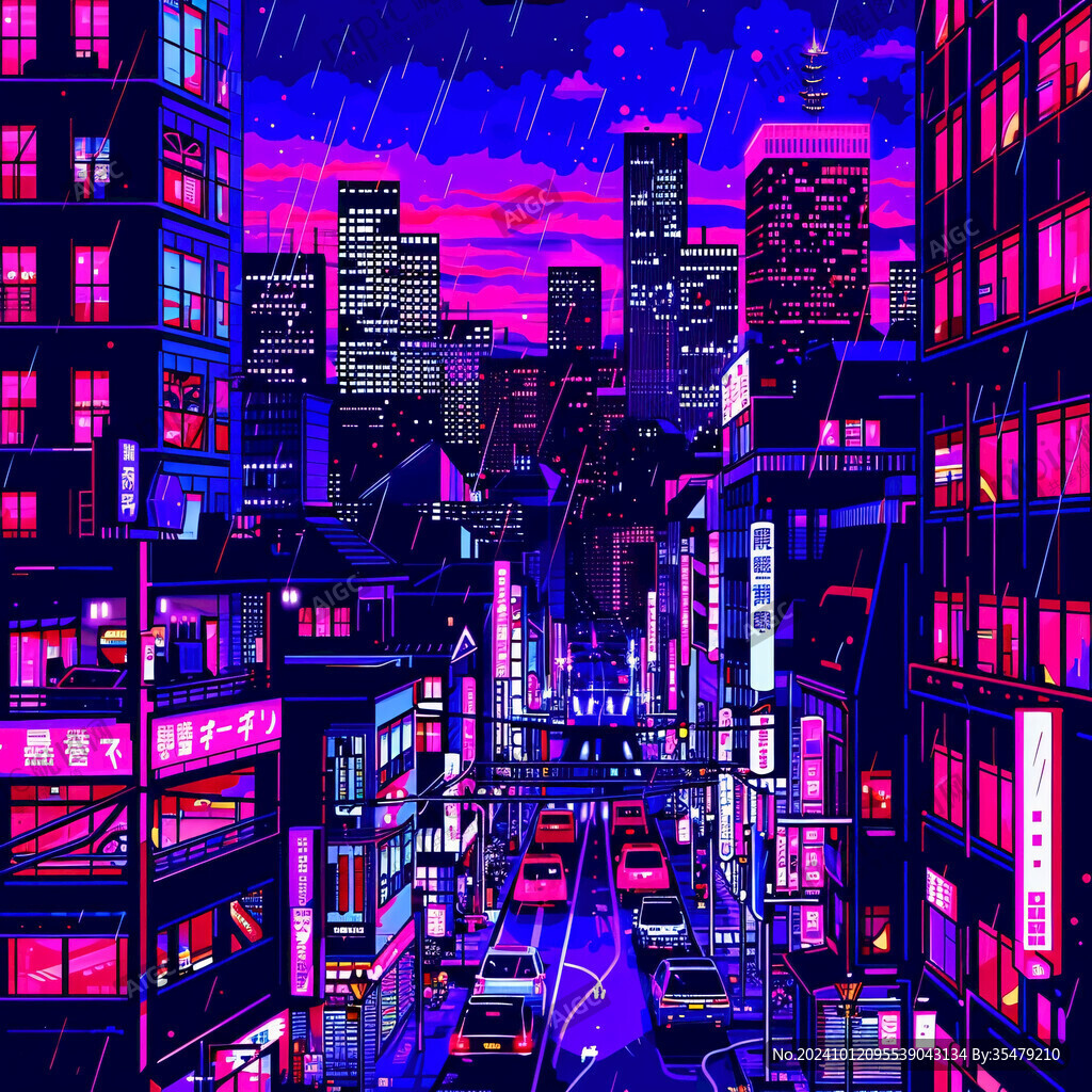 夜市插畫(huà)