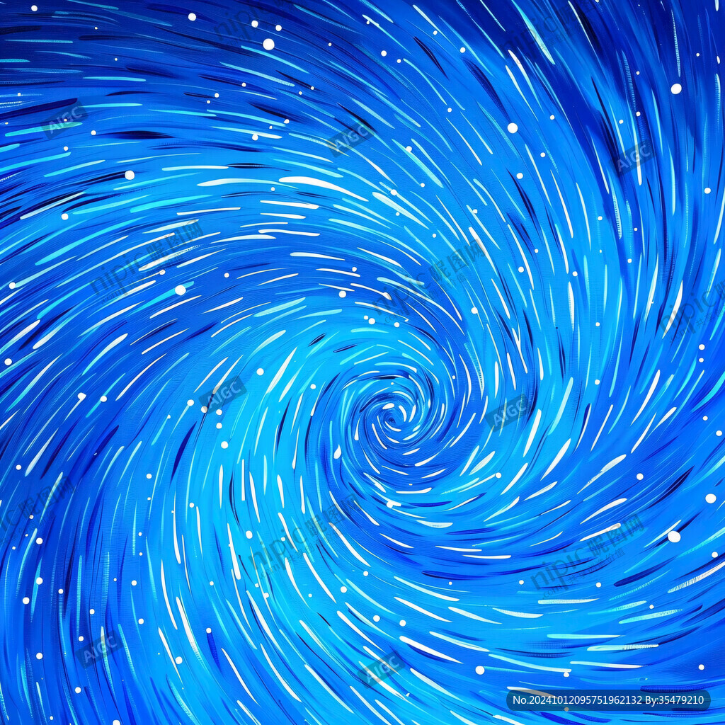 藍(lán)色旋渦星空
