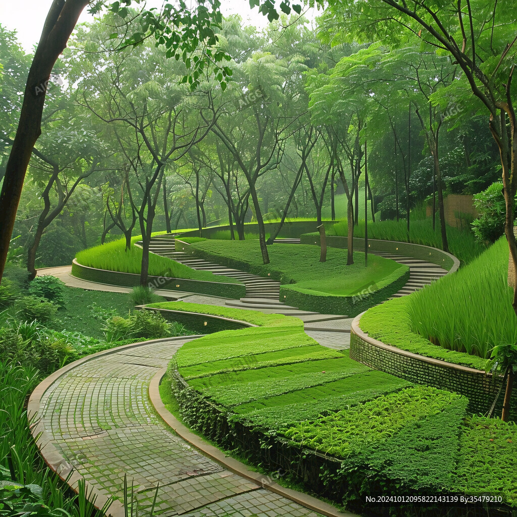 臺地式風(fēng)景園林